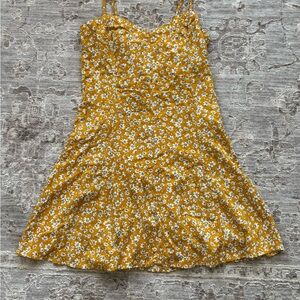 Yellow Floral Sundress